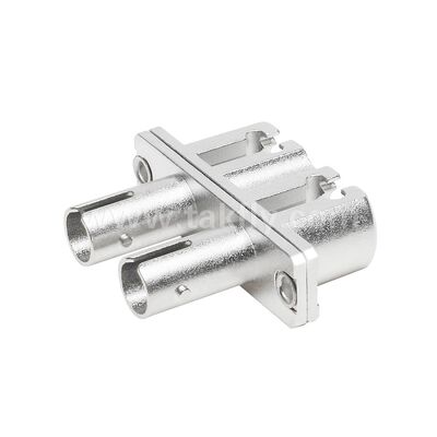 ST-LC koppeling duplex metaal hybride adapter vrouwelijke/vrouwelijke glasvezel voor datacenter Telecom FTTX