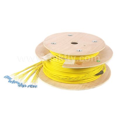 48Cores LC-LC Pre-terminated Breakout Patchcord voor Telecom Data Center