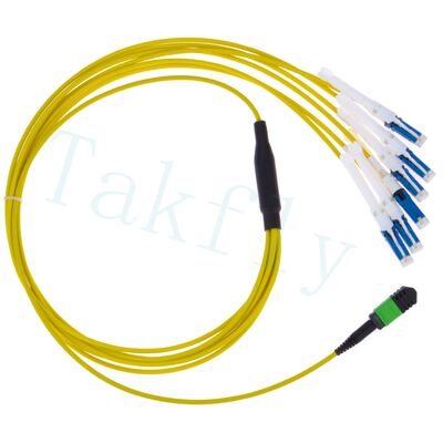 MPO naar CS Breakout Patch Cord ¢ High-Density Solution voor 400G/800G Data Center Interconnects