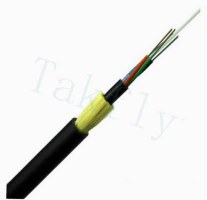 2-144 Kern ADSS-kabel   Single Mode G.652D, PE/AT-slijm, maximale span van 1500 m, voor installatie in overhead op transmissietorens