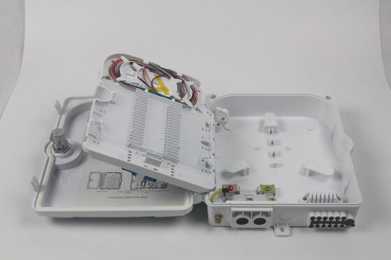 Eenvoudige onderhoud FTTH glasvezel terminatie doos met IP65-bescherming en 0.2dB invoegverlies