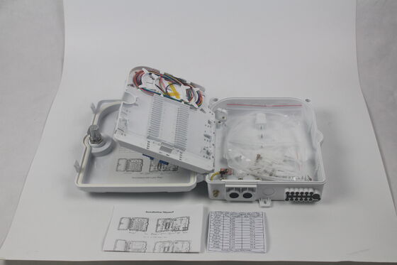 Eenvoudige onderhoud FTTH glasvezel terminatie doos met IP65-bescherming en 0.2dB invoegverlies