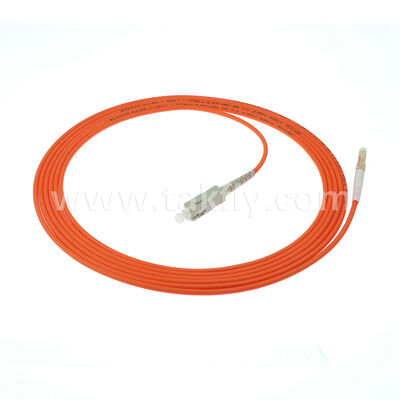 LC-SC patch cord enkelmodus/multimode, simplex & duplex (1 kern 2 kern) glasvezel jumper kabel