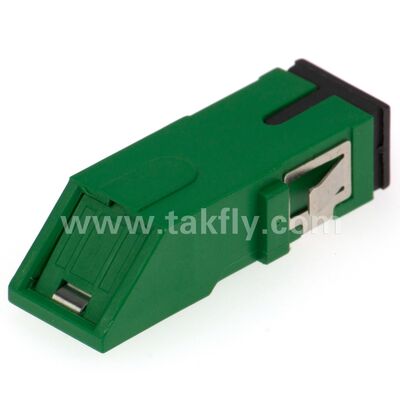 SC Zirconia Sleeve Glasvezel Adapter met Duplex Optie en Flangeless Configuration