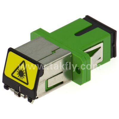 SC Zirconia Sleeve Glasvezel Adapter met Duplex Optie en Flangeless Configuration