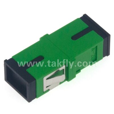 SC Zirconia Sleeve Glasvezel Adapter met Duplex Optie en Flangeless Configuration