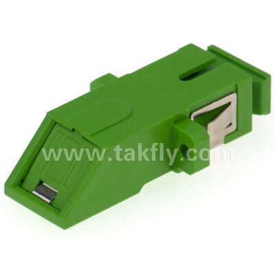 SC Zirconia Sleeve Glasvezel Adapter met Duplex Optie en Flangeless Configuration