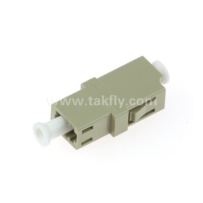 SC-vezeloptische adapter Zirkoniumsleeve, zonder flenzen of met duplexflenzen, voor SM/MM, -40~85°C werking