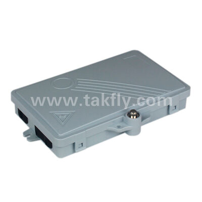 FTKS-1805-02B FTTH Fiber Optic Termination Box, 2 Ports SC/LC IP65 Waterproof Wall Mount Optical Splice Closure for FTTx Network