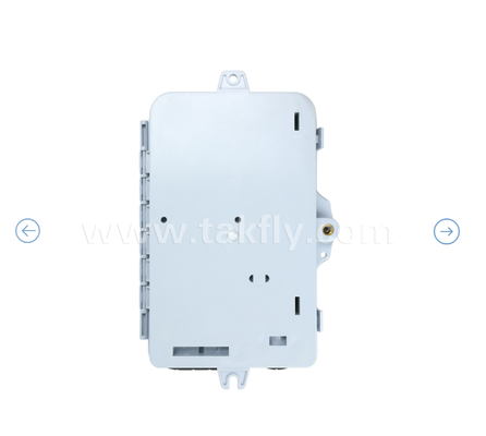 FTKS-1805-04A, 4 SC/APC SM SX Adapter, Pigtail geïnstalleerd, FTTH FTTx Splicing Distribution Splitting Storage Cable Management Enclosure Wandmontage