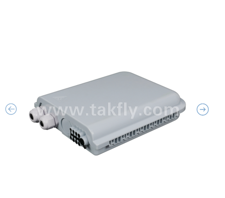 FTKS-1805-8E beëindigingsdoos met 8 PCS SC/UPC SM SX adapter en volledig geïnstalleerde staart