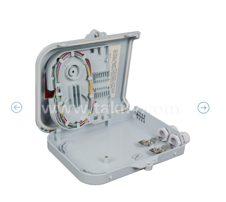 FTKS-1805-8E beëindigingsdoos met 8 PCS SC/UPC SM SX adapter en volledig geïnstalleerde staart
