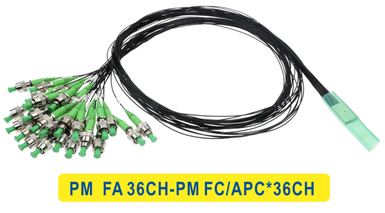 Polarisatie-behoud van PM FA 36CH naar PM FC APCx36CH Fiber Array