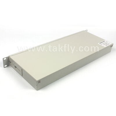 Volledige 1×2 tot 1×32 PLC Splitter Series 1U Rack Chassis voor centraal kantoor