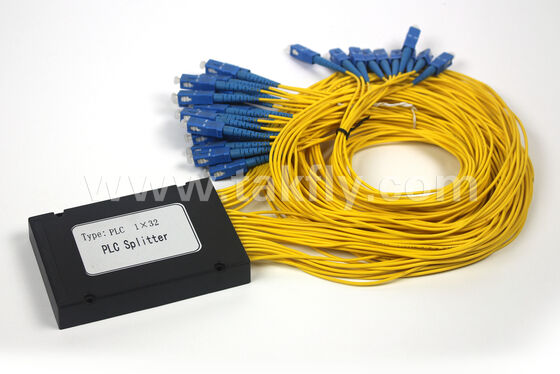 Versatile ABS Box PLC Splitter 1×2 tot 1×64, laag verlies, breed temperatuur, aanpasbaar