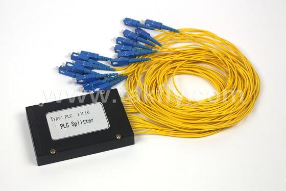 Versatile ABS Box PLC Splitter 1×2 tot 1×64, laag verlies, breed temperatuur, aanpasbaar