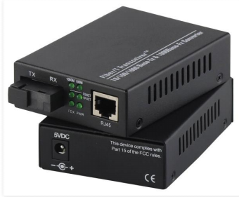 10/100/1000Base-TX naar 1000Base-FX SC enkele glasvezel mediaconverter