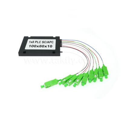 PLC-vezelsplitser ¥ 900μm ABS-doos, SM G657A1, SC/APC, voor koppeling en distributie van optisch signaal in PON-netwerken