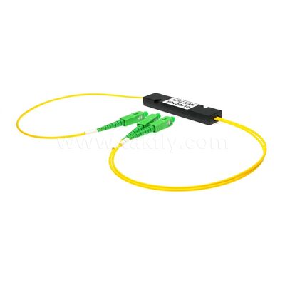 PLC-vezelsplitser ¥ 3,0 mm Mini ABS-doos, SM G657A1, SC/APC, voor koppeling en distributie van optisch signaal in PON-systemen