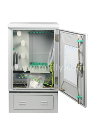 96-core glasvezel ODF-kast – vloertype, voor backbone- en bedradingskabelknooppunten, met flexibele glasvezelverbinding