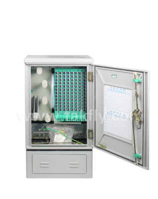96-core glasvezel ODF-kast – vloertype, voor backbone- en bedradingskabelknooppunten, met flexibele glasvezelverbinding