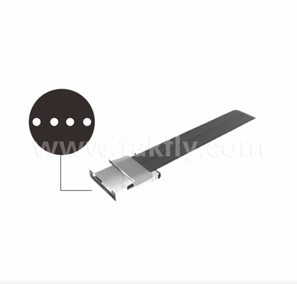 Polarisatiebehoudende vezelmatrix (PM-vezelmatrix) Panda PM-vezel, hoge-precisie V-groove, hoge uitstervingsratio (≥ 25 dB), laag invoegverlies (≤ 0,5 dB), voor coherente transceivers,Optische gyro met glasvezel