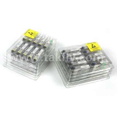 1000BASE-T koperen SFP-transceiver met snelheid van 1,25 Gbps, bereik van 100 m en lage EMI
