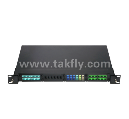 1U 19" MPO/MTP High-Density Patch Panel 4 Cassette Slots, Rack-Mount