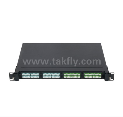 1U 19" MPO/MTP High-Density Patch Panel 4 Cassette Slots, Rack-Mount