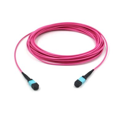 MPO MTP High-Density Multi-Fiber Patch Cord   8/12/24 Cores, Low Loss, 500 Paring Cycles, IEC & TIA Compliant