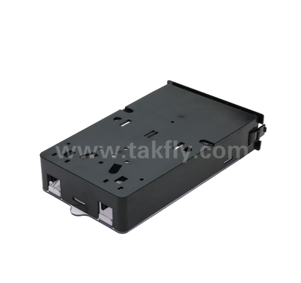 Vooraf aangesloten cassettemodule – TK‑HRM‑04, 12C/24C, Dual‑Mode: LC Pigtail Fusion of MPO‑LC Cassettebeheer, Plug‑and‑Play voor datacenterbekabeling