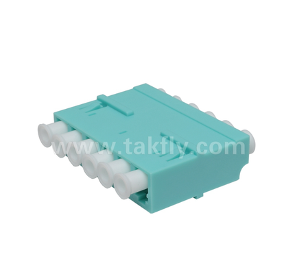 LC 6-weg adapter – 6-in-1 LC duplex, glasvezeladapter met hoge dichtheid, laag invoegverlies, voor datacenters en FTTx high-density patching