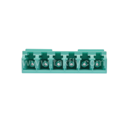 LC 6-weg adapter – 6-in-1 LC duplex, glasvezeladapter met hoge dichtheid, laag invoegverlies, voor datacenters en FTTx high-density patching