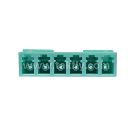 LC 6-weg adapter – 6-in-1 LC duplex, glasvezeladapter met hoge dichtheid, laag invoegverlies, voor datacenters en FTTx high-density patching