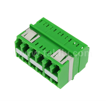 12‐poort LC‐LC-adapter met hoge dichtheid 12‐core, meerkanaals gegevensoverdracht, laag invoegverlies, voor datacenters en hogesnelheidsvezelnetwerken