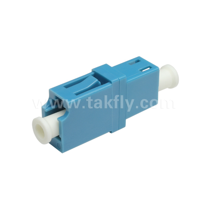 LC Simplex Fiber Adapter Low Insertion Loss, Precision Alignment, High & Low Temperature Resistant, voor Data Center & FTTx Fiber verbindingen