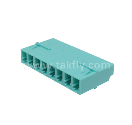 LC 8-Way Adapter 8 in 1 LC Duplex, High-Density Fiber Adapter, Low Insertion Loss, voor Data Center & FTTx High-Density Patching
