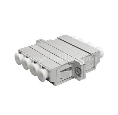 LC Quad Metal Adapter   High-Density 4-Port LC Interface, robuust, laag verlies, hoge en lage temperatuur bestand