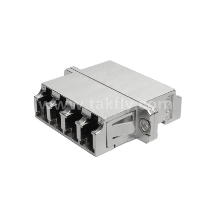 LC Quad Metal Adapter   High-Density 4-Port LC Interface, robuust, laag verlies, hoge en lage temperatuur bestand