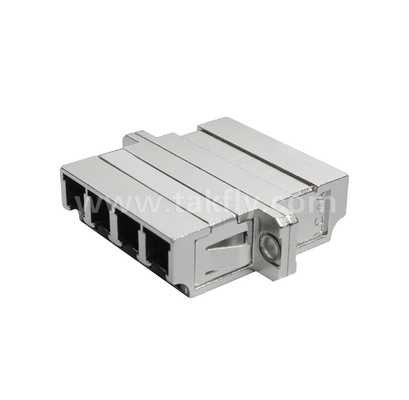 LC Quad Metal Adapter   High-Density 4-Port LC Interface, robuust, laag verlies, hoge en lage temperatuur bestand