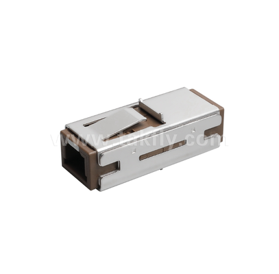 MU Simplex Adapter ️ Compact ontwerp, laag invoegverlies, precisie Zirconia-sleeve, voor hoogdichte vezelverbindingen
