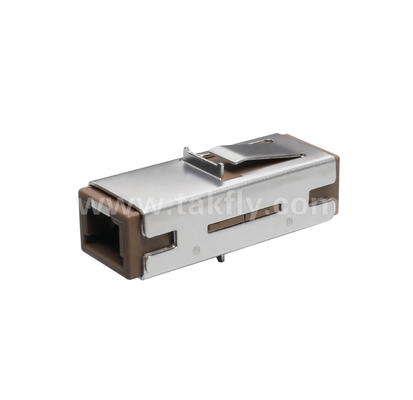 MU Simplex Adapter ️ Compact ontwerp, laag invoegverlies, precisie Zirconia-sleeve, voor hoogdichte vezelverbindingen
