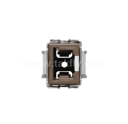 MU Simplex Adapter ️ Compact ontwerp, laag invoegverlies, precisie Zirconia-sleeve, voor hoogdichte vezelverbindingen