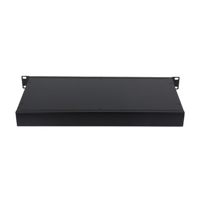 Het OEM 1U 19Inch 2x64 Rek zet LC-Vezel Optische PLC Splitser voor FTTx-Datacenter op