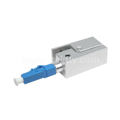 LC Square Type Bare Fiber Adapter – Epoxy‑Free, Reusable, Low Insertion Loss, for Optical Fiber Testing & Measurement Applications
