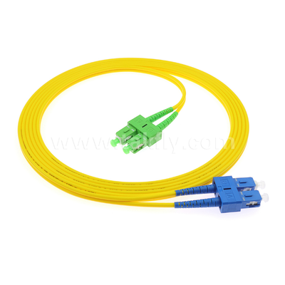 SC-SC Simplex & Duplex glasvezel-patch cord ¢ SM/MM, voor betrouwbare optische netwerkinterconnectie