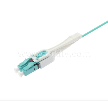 LC Push-Pull Uniboot Fiber Optic Patch Cord One-Tube Two-Core, Polarity Interchangeable, voor High-Density Assembly & Data Center toepassingen