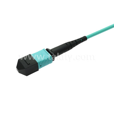 MPO MTP Patchcord Multimode OM3 Trunk Cable 24F Fiber Optic for Data Center AI Telecom Cabling