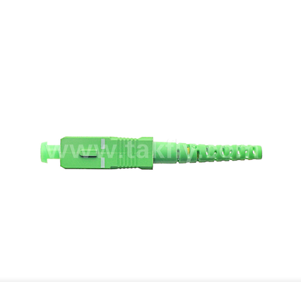 SC/APC Fiber Optic Connector – Low Insertion Loss, Push-Pull Design, FTTH Compatible