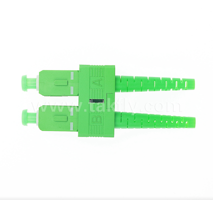 SC/APC Fiber Optic Connector – Low Insertion Loss, Push-Pull Design, FTTH Compatible